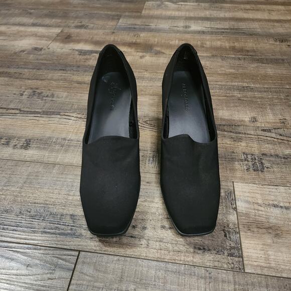 Aerosoles black 3in. chunky heels 9.5M great condition BX38 - Picture 1 of 7